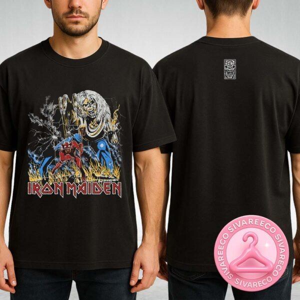 Iron Maiden Number of the Beast Vintage Baseball Tee Two Sides Unisex T-Shirt