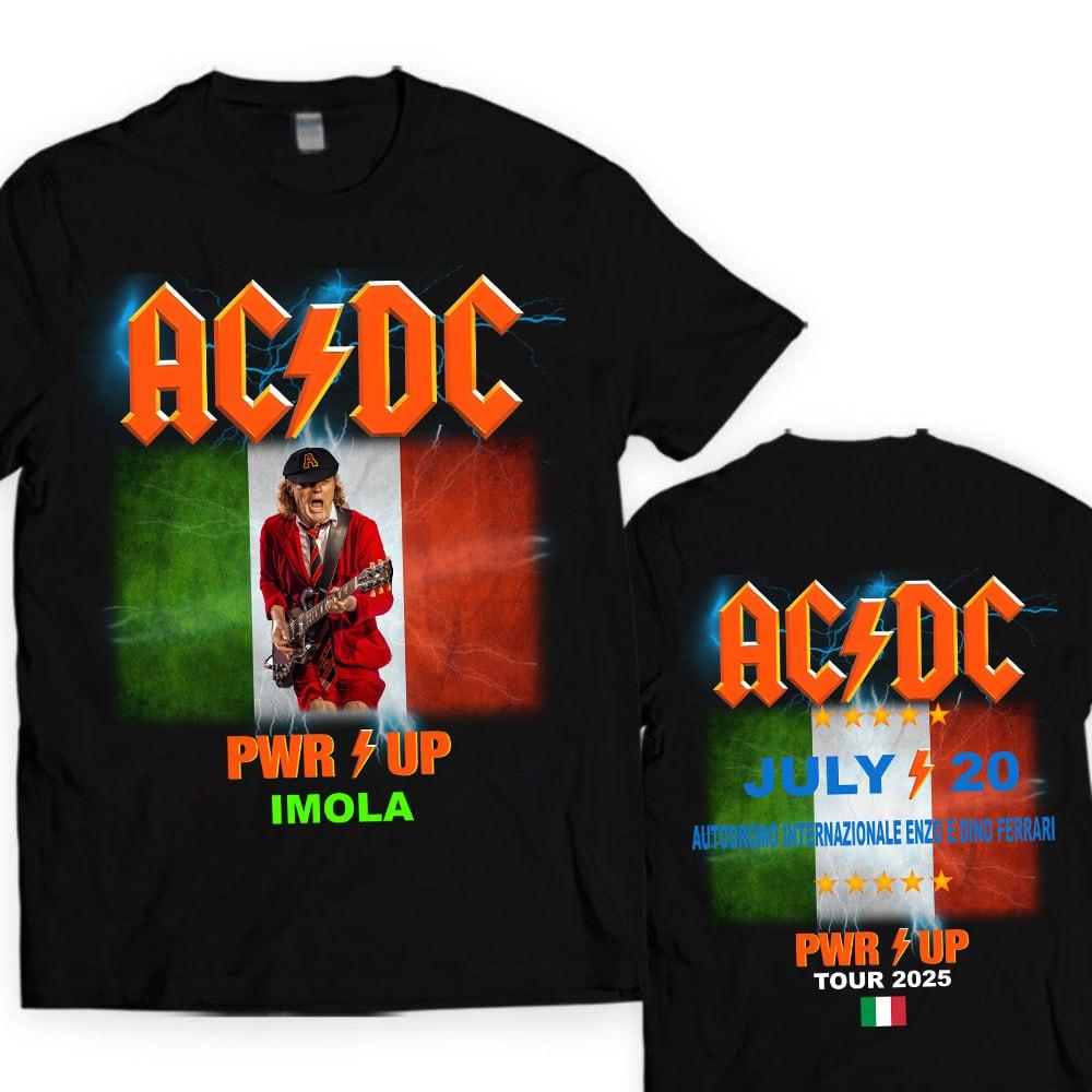 Italia Imola3 PWR ACDC UP Tour 2025 Unisex T-Shirt