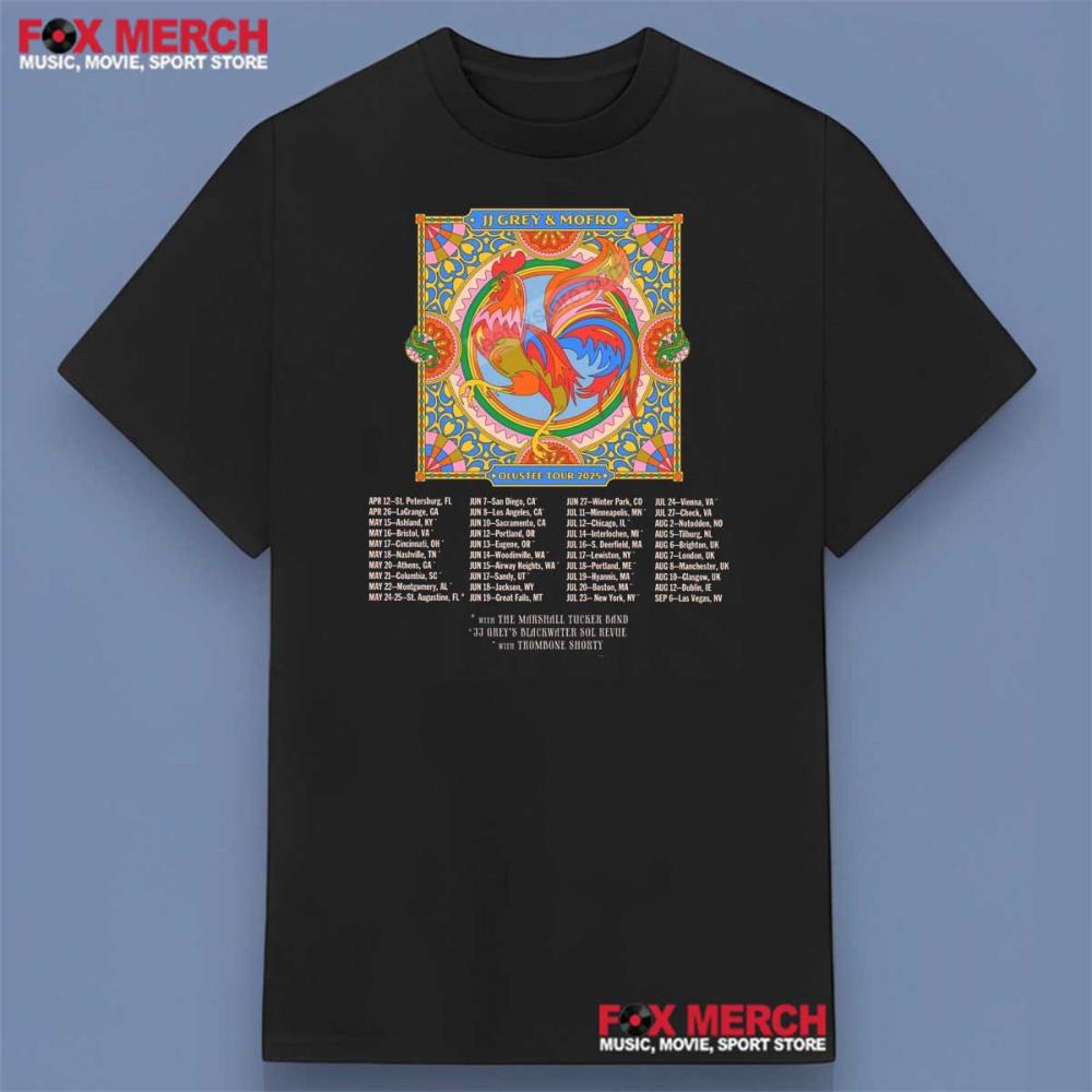 JJ Grey and Mofro Band Tour 2025 Graphic Shirt