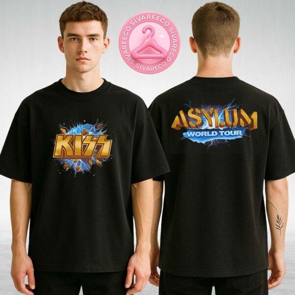 Kiss Asylum 40th Anniversary World Tour 2025 Two Sides Unisex T-Shirt