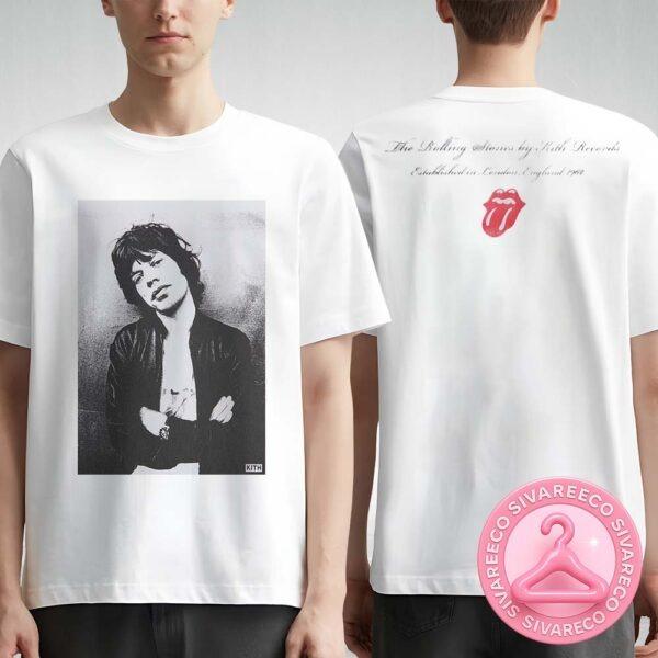 Kith For The Rolling Stones Mick Photo Vintage Tee Two Sides Unisex T-Shirt