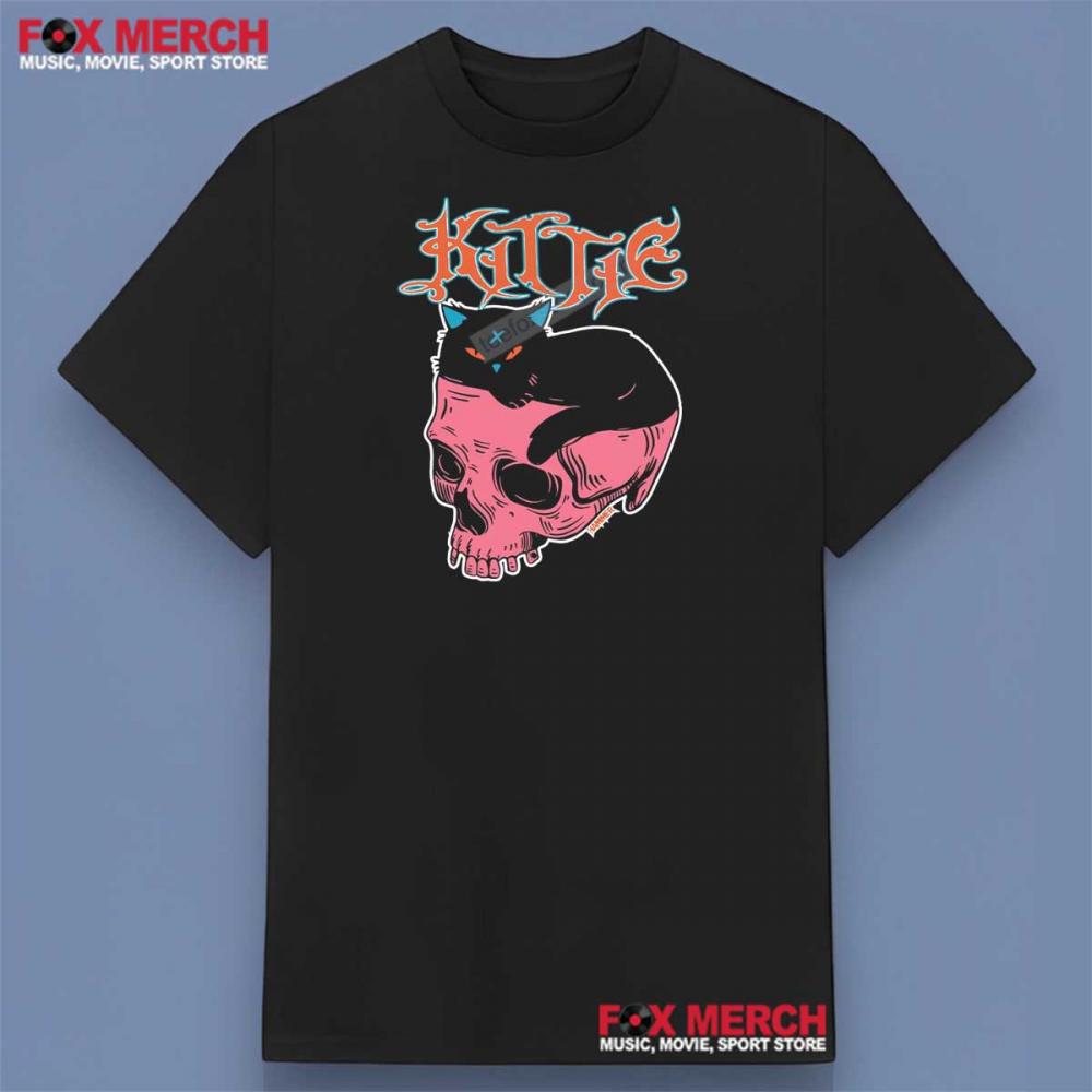 Kittie Band Skull Design Graphic Shirt
