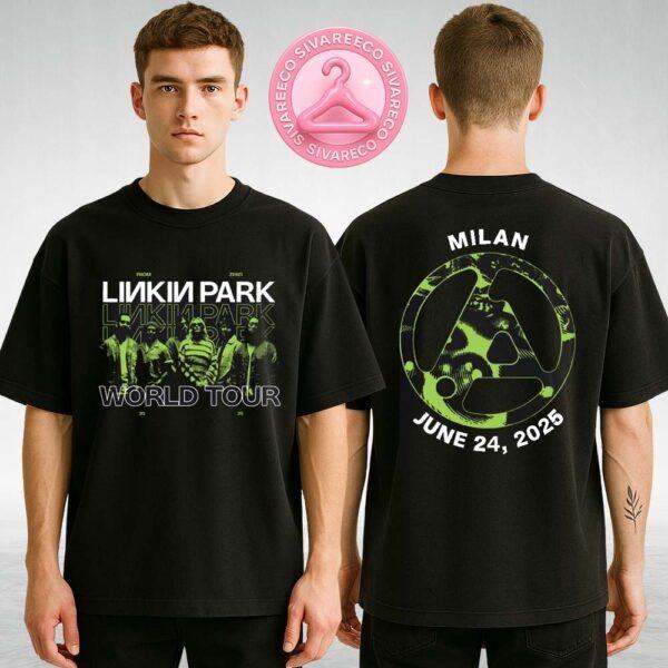 Linkin Park From Zero World Tour 2025 Merch Tee At Ippodromo SNAI La Maura In Milan Italy On June 24 2025
