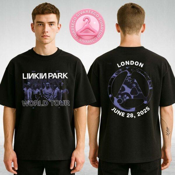 Linkin Park From Zero World Tour 2025 Tee At Wembley Stadium In London UK On June 28 2025 Two Sides Unisex T-Shirt