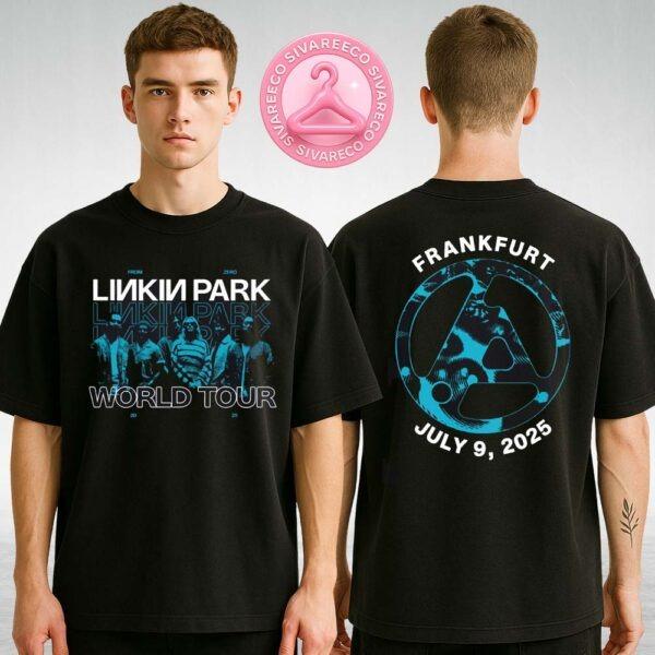 Linkin Park From Zero World Tour In Frankfurt Germany Exclusive Merch Tee At Deutsche Bank Park On July 9 2025 Two Sides Unisex T-Shirt