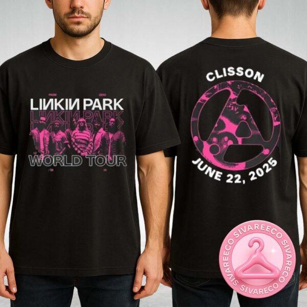 Linkin Park From Zero World Tour Merch Tee 2025 In Clisson France At Hellfest On June 22th 2025 Two Sides Unisex T-Shirt