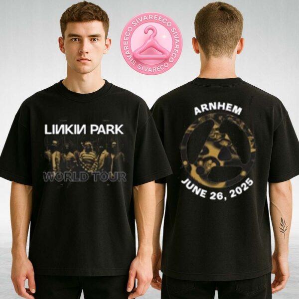 Linkin Park Merch Tee From Zero World Tour 2025 At GelreDome In Arnhem on 26 June 2025 Two Sides Unisex T-Shirt