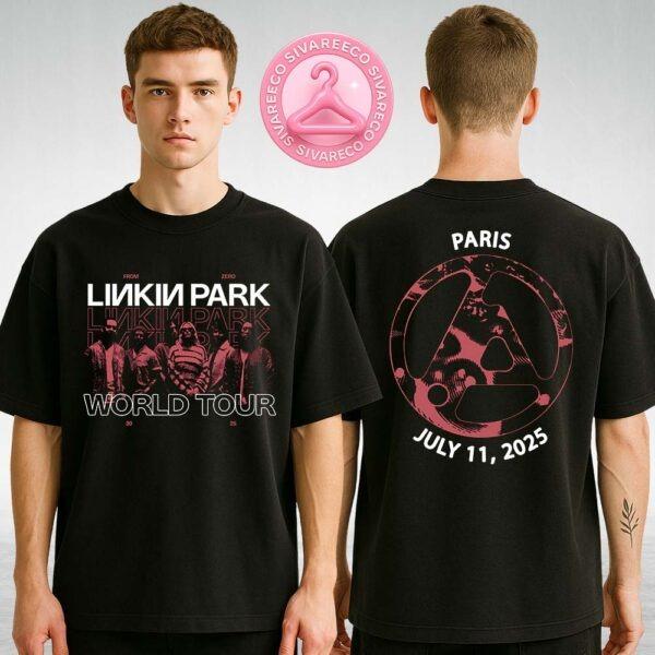 Linkin Park Paris 2025 From Zero World Tour At Stade de In France On July 11 2025 Two Sides Unisex T-Shirt