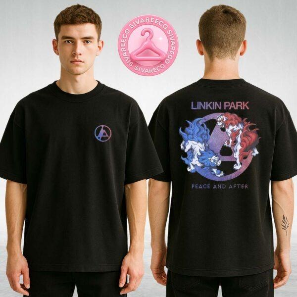 Linkin Park x Peace And After Gradient Guardians Exclusive Tee On Japan Web Store Two Sides Unisex T-Shirt