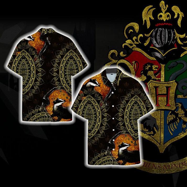 Loyal Like A Hufflepuff Harry Potter Unisex Hawaiian Shirt