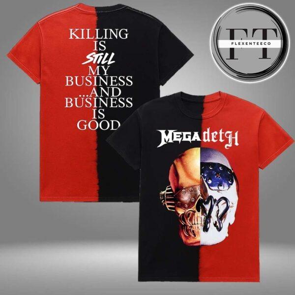 Megadeth 40th Anniversary Collection Killing Is My Business All Over Print Shirt
