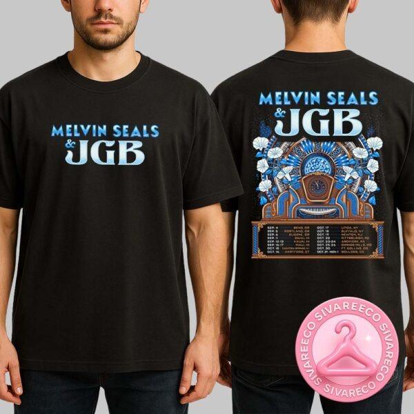 Melvin Seals And JGB Tour 2025 Music Show Poster For USA Tour Dates And Locations Two Sides Unisex T-Shirt