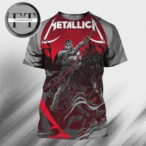 Metallica M72 Denver Pop Up Shop At Empower Field At Mile High Colorado US On June 27-29 2025 All Over Print Shirt