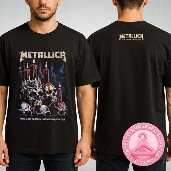 Metallica M72 Santa Clara Night 1 Venue Tee In Santa Clara California At Levi’s Stadium On June 20 2025 M72 North America Tour Two Sides Unisex T-Shirt