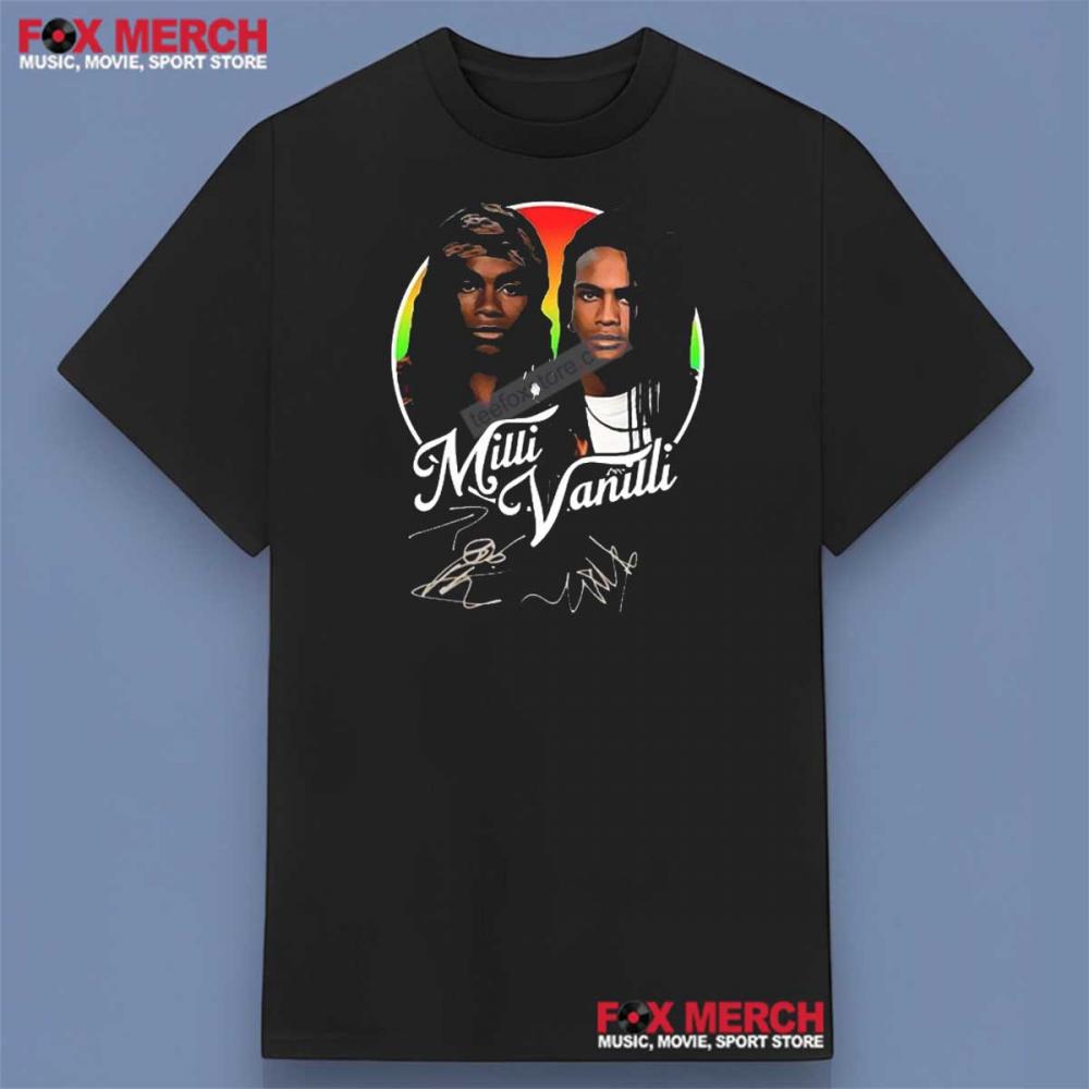 Milli Vanilli Band Signature Shirt