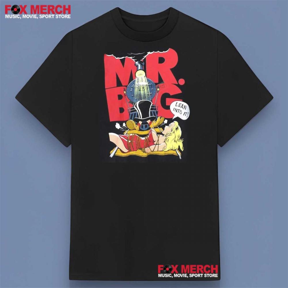 Mr Big Lean Into It Album Shirt