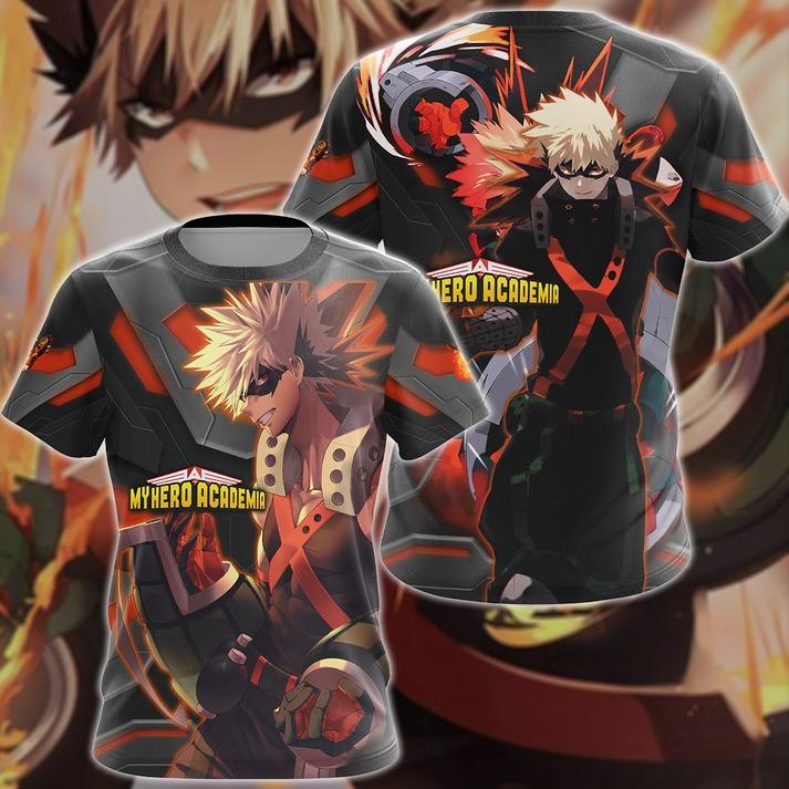 My Hero Academia Bakugou 3D All Over Print T-shirt