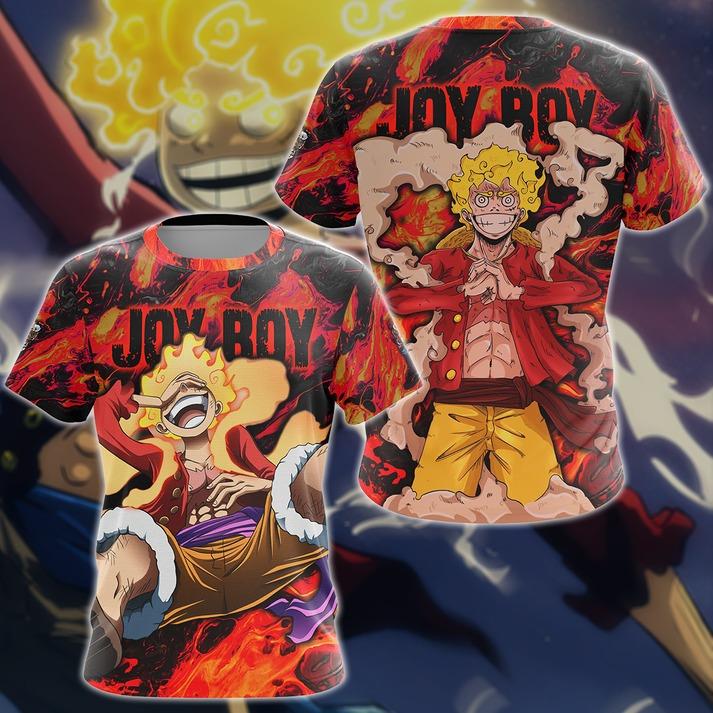 One Piece Joy boy Luffy Anime Manga 3D All Over Print T-shirt