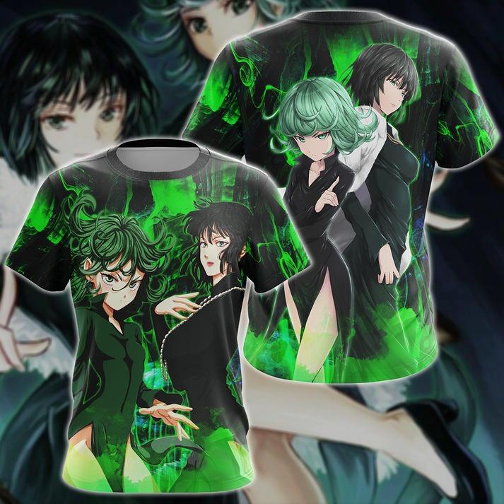 One Punch Man Tatsumaki & Fubuki 3D All Over Print T-shirt