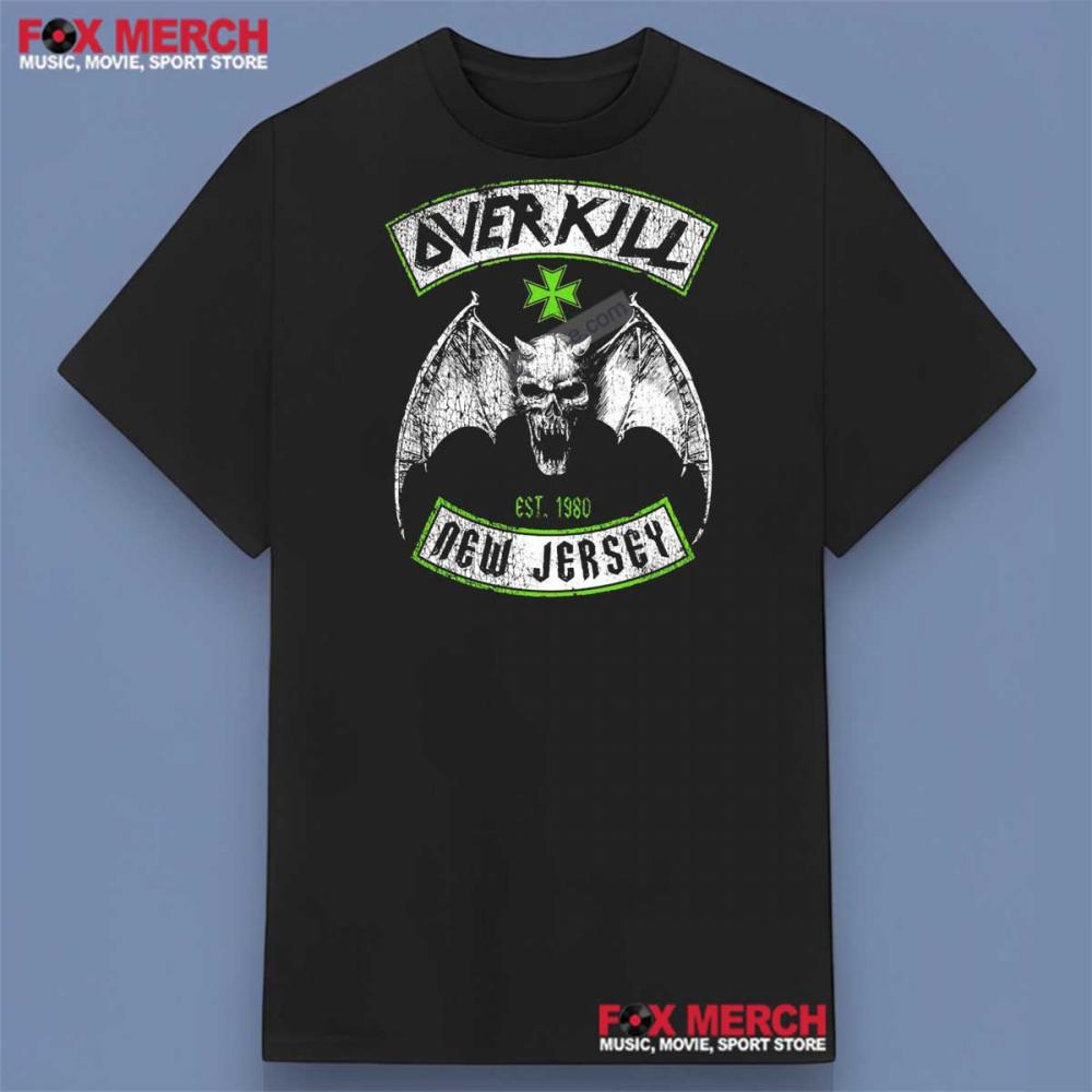OverKill Band New Jersey Est 1980 Shirt