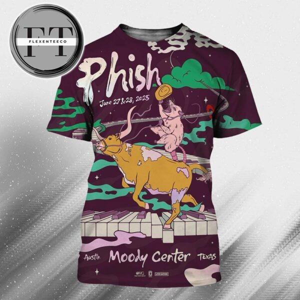 Phish Dry Goods At Moody Center In Astin TX On June 27-28 2025 All Over Print Shirt