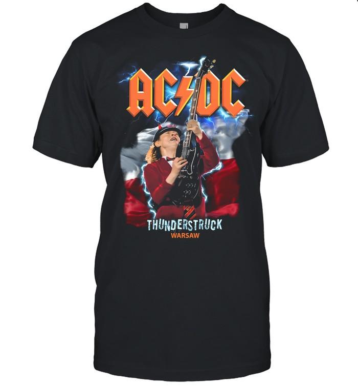 Poland Warsaw3 PWR ACDC UP Tour 2025 Unisex T-Shirt