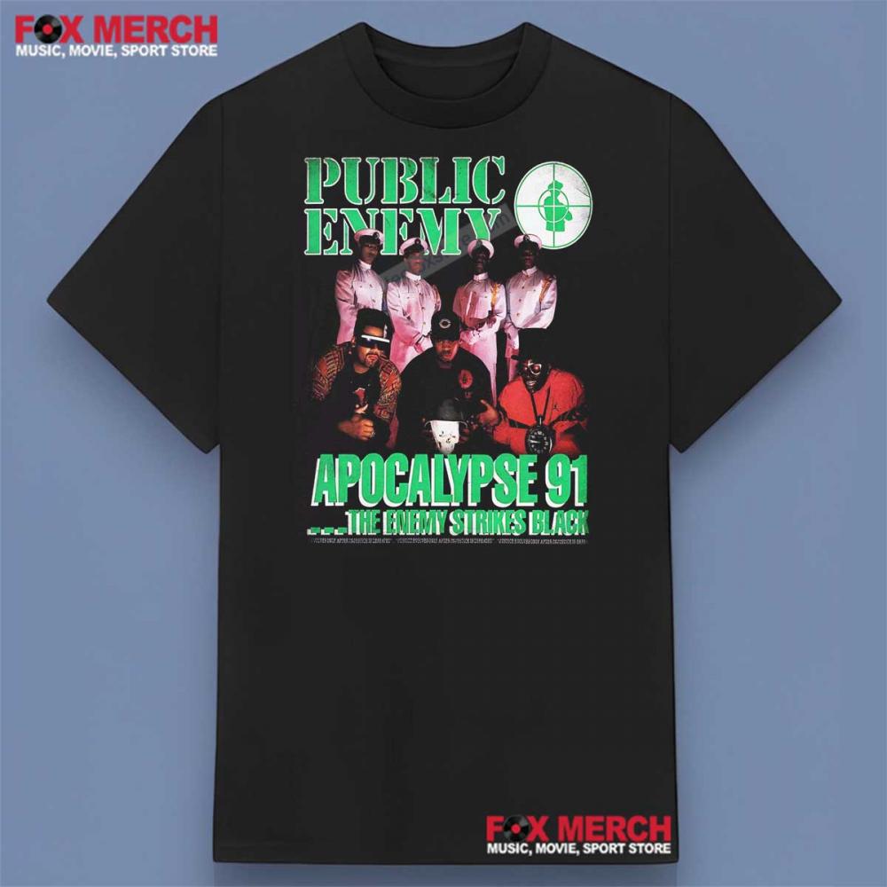 Public Enemy Apocalypse 91 The Enemy Strikes Black Shirt