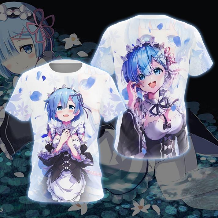 Rem ReZero All Over Print T-shirt