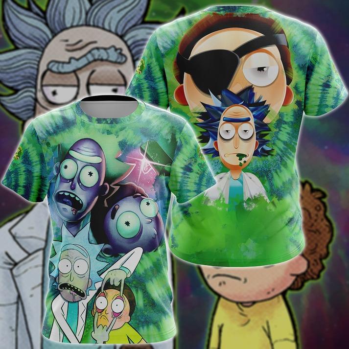 Rick and Morty 3D All Over Print T-shirt