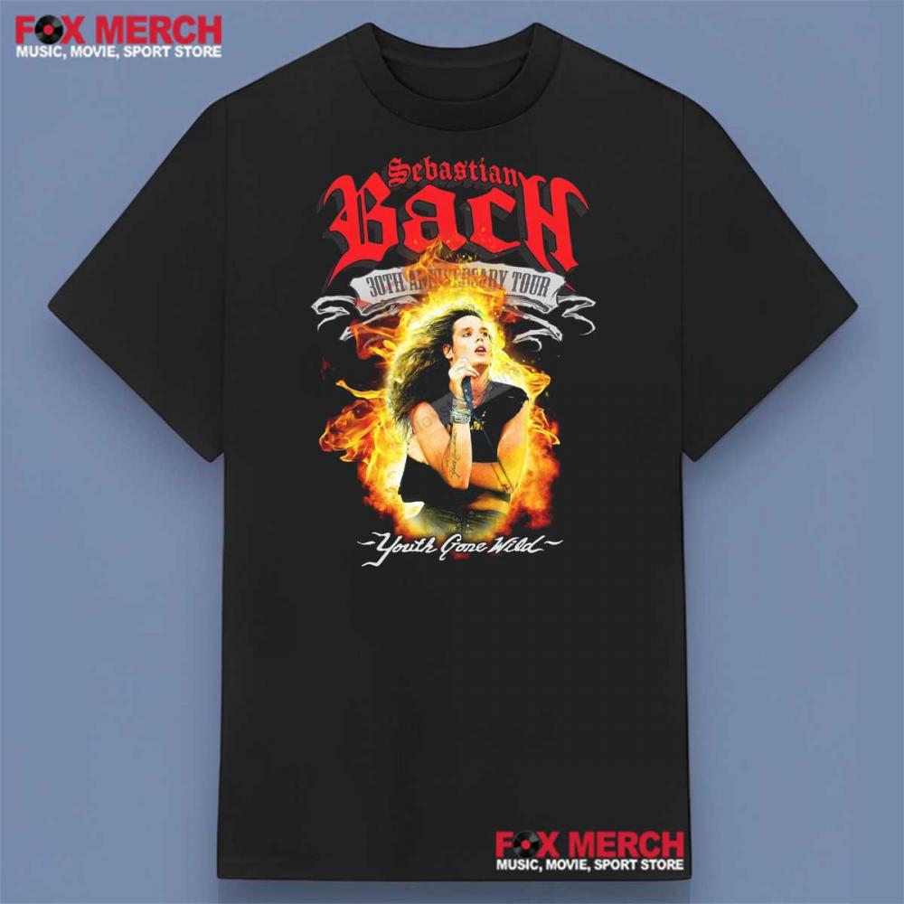 Sebastian Bach Skid Row 30th Anniversary Tour Shirt