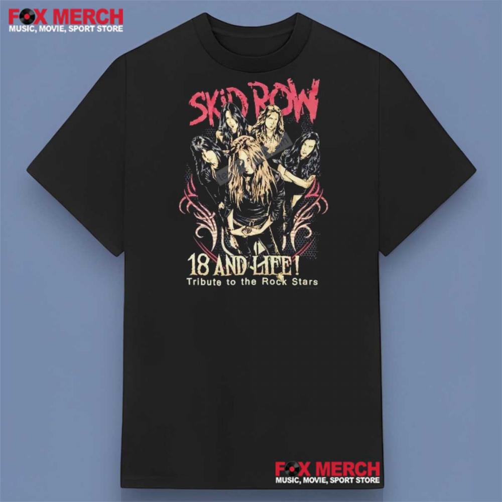 Skid Row 18 And Life Graphic Shirt