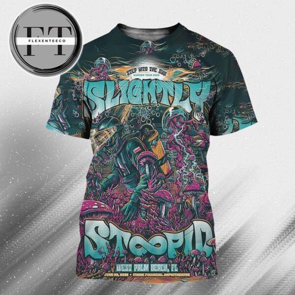 Slightly Stoopid At Ithink Financial Amphitheatre In West Palm Beach FL On June 28 2025 All Over Print Shirt