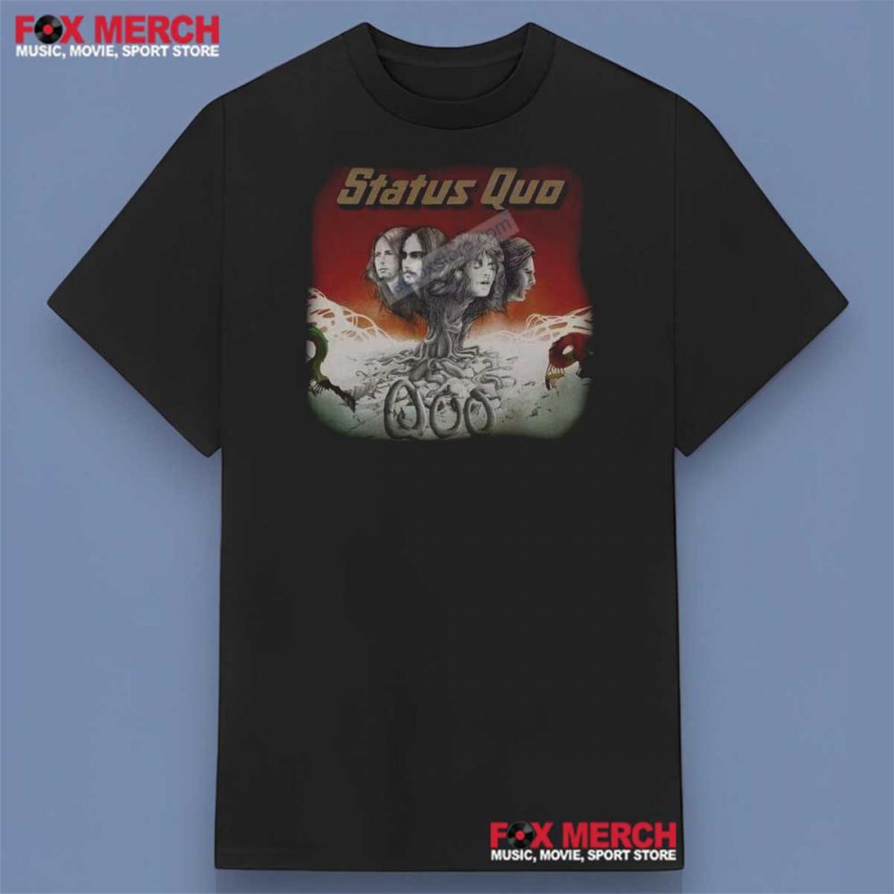 Status Quo Band Black Shirt