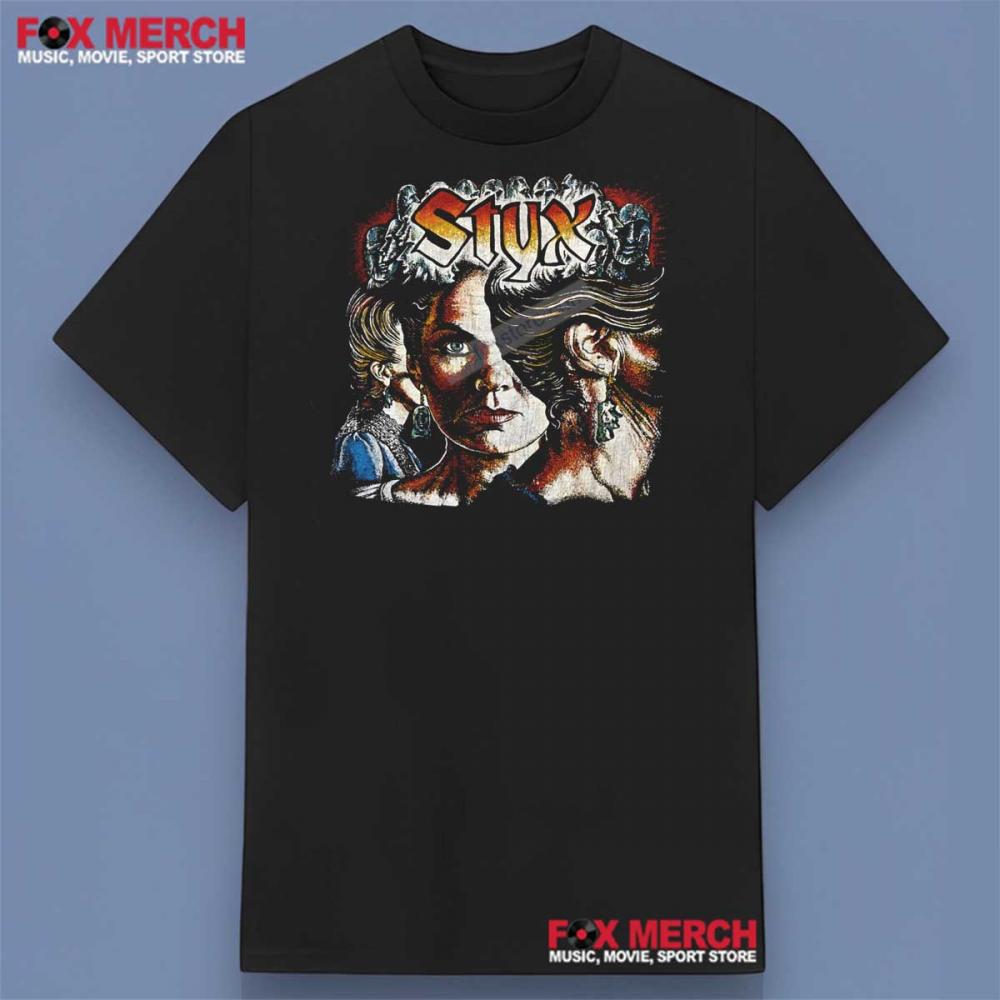 Styx Band Black Unisex T-Shirt