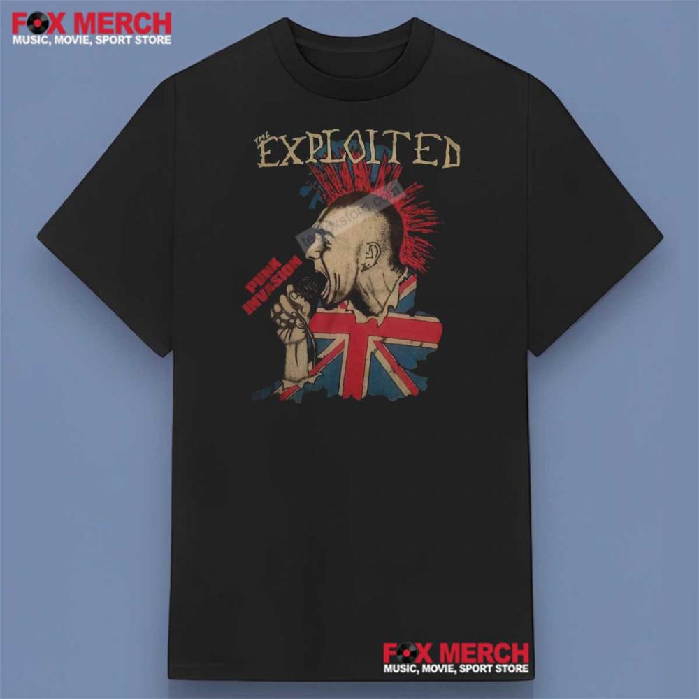 The Exploited Punk Invasion Graphic Shirt