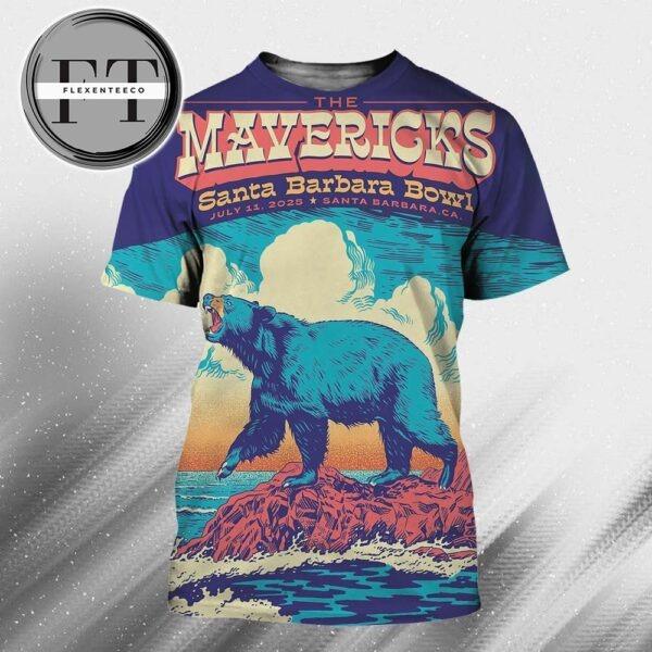 The Mavericks At Santa Barbara Bowl In Santa Barbara CA On July 11 2025 All Over Print Shirt