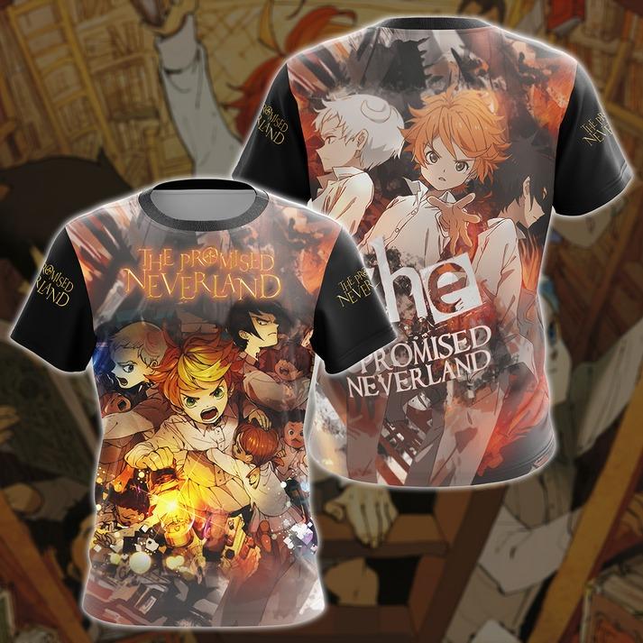 The Promised Neverland Anime All-Over T-shirt