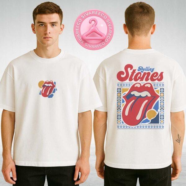 The Rolling Stones Beige Summer Limited Two Sides Unisex T-Shirt