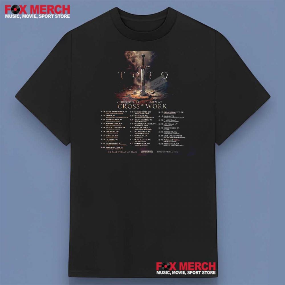 Toto Christopher Cross Men at Work 2025 Shirt