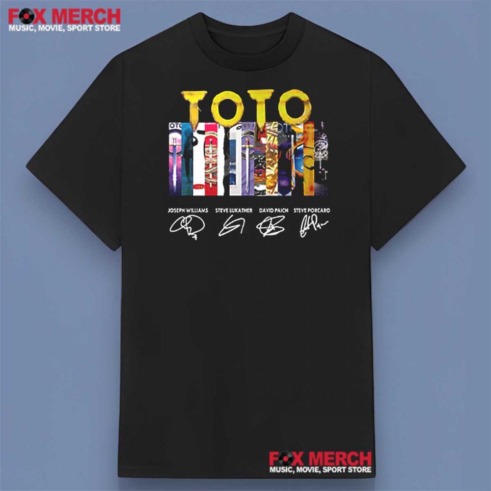 Toto Rock Band Signatures Shirt