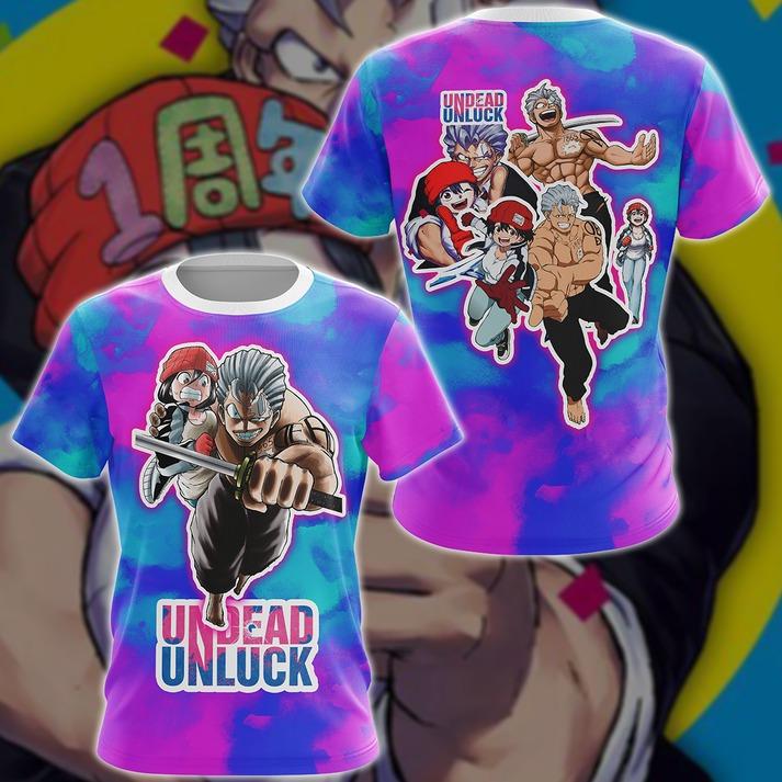 Undead Unluck Anime Manga 3D All Over Printed T-shirt