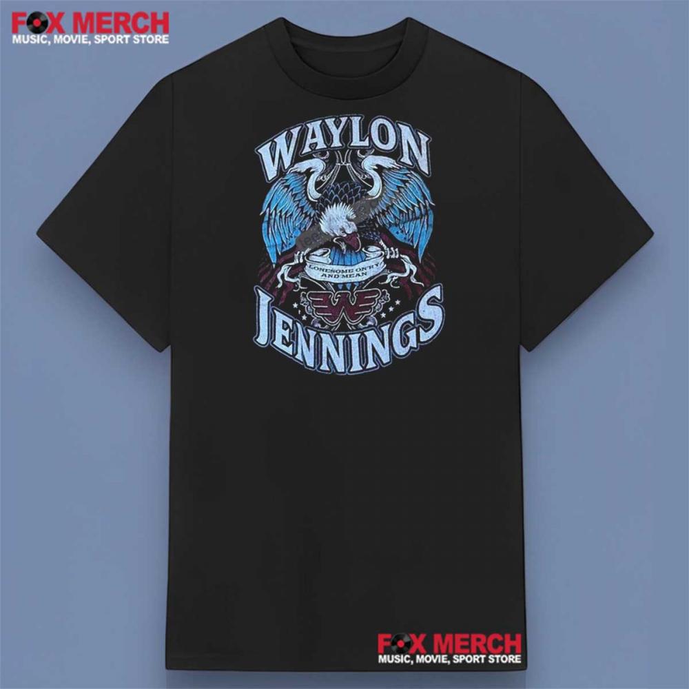 Waylon Jennings Lonesome On'ry And Mean Shirt