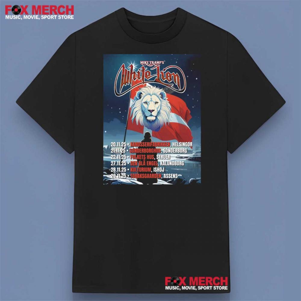 White Lion Band Tour 2025 Shirt