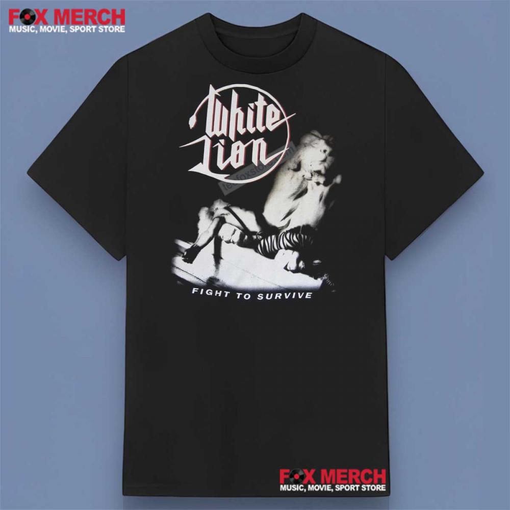 White Lion Fight to Survive Unisex Shirt