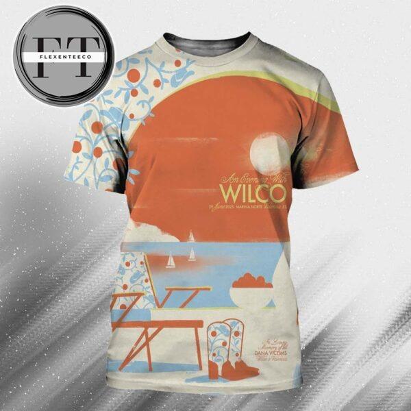 Wilco Band’s An Evening Show At Marina Norte In Valencia ES On June 29 2025 All Over Print Shirt