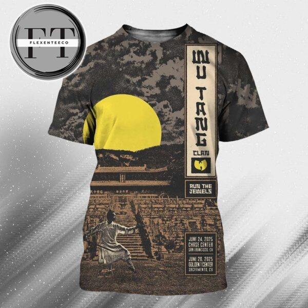 Wu Tang Clan Run The Jeinels At Chase Center On June 24 2025 And At Golden 1 Center On June 26 2025 All Over Print Shirt