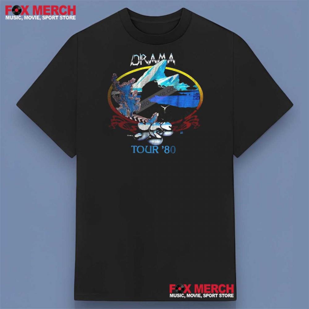 Yes Drama Tour 1980 Band Shirt