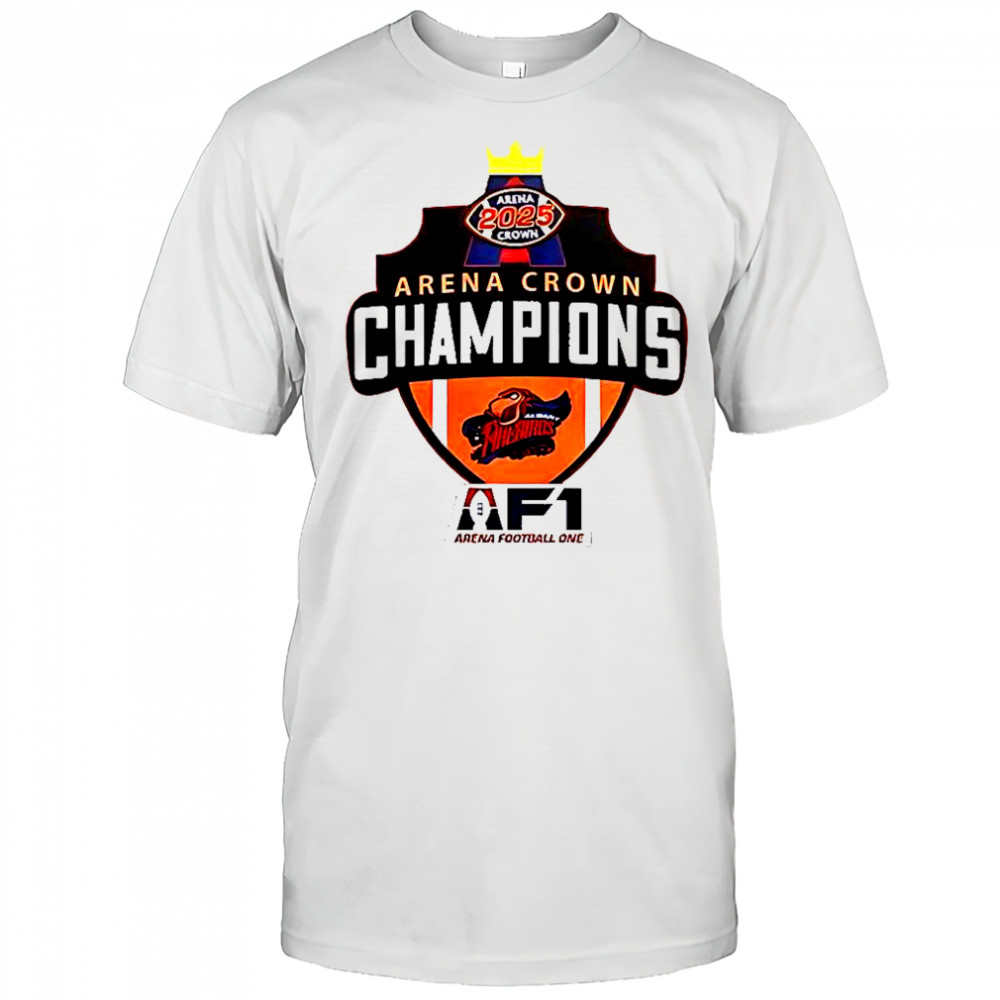 Albany Empire 2025 Arenabowl Champions F1 T-Shirt