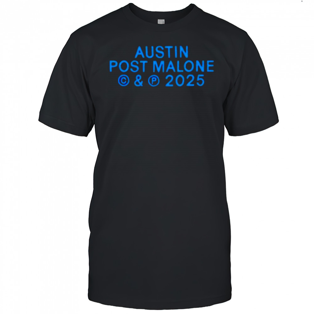 Austin Post Malone 2025 shirt