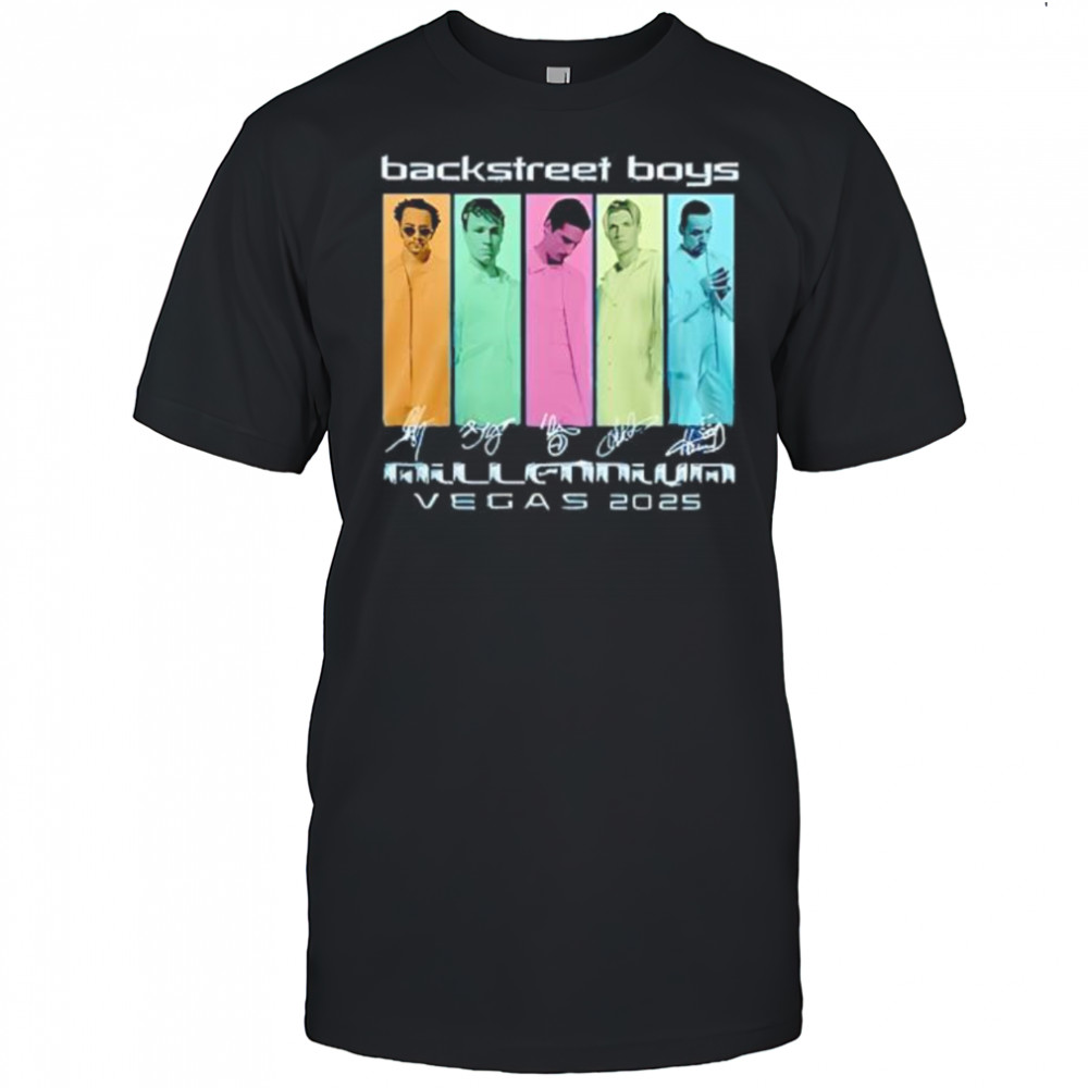Backstreet Boys millennium vegas 2025 shirt